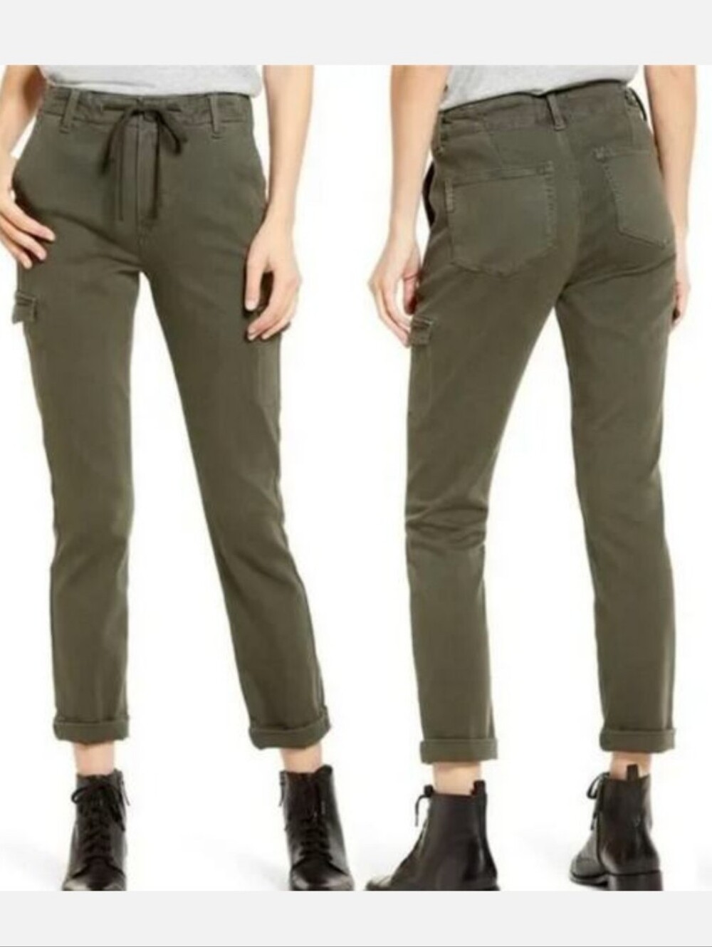 Paige Christy Cargo Pants Size 25 - Picture 1 of 8